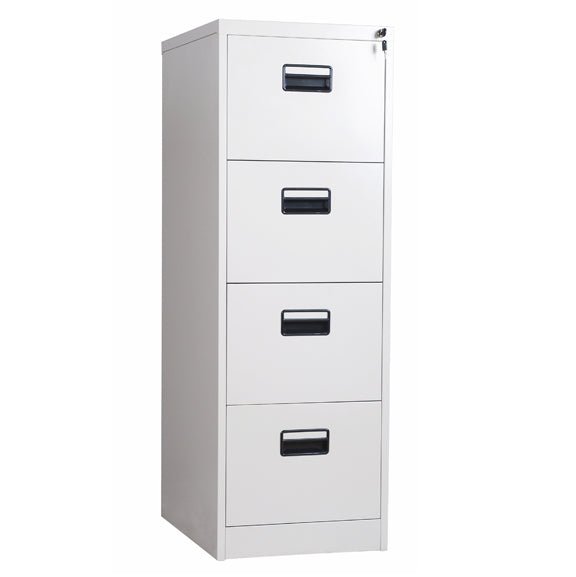 Four Drawer Steel Filing Cabinet - MyDesk.SG