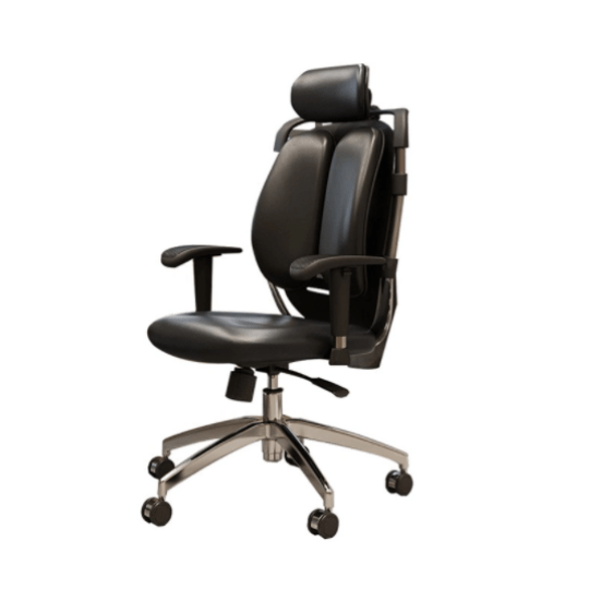 KL13 - PU Leather Ergonomic Chair - MyDesk.SG