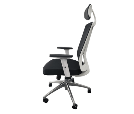 KW34H Stylish White Frame Executive Chair - MyDesk.SG