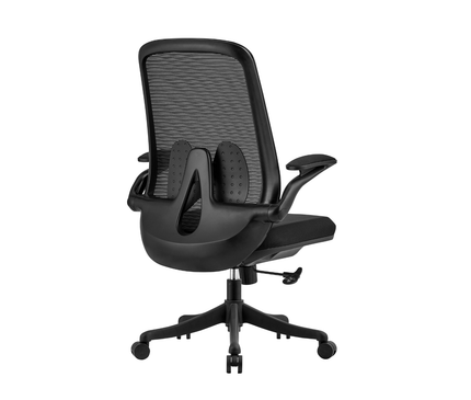 KW559M Swivel Office Chair (foldable armrests) - MyDesk.SG
