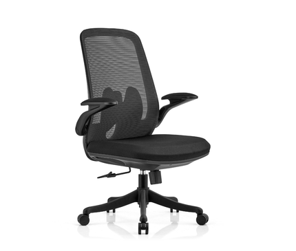 KW559M Swivel Office Chair (foldable armrests) - MyDesk.SG
