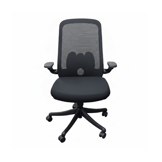 KW559M Swivel Office Chair (foldable armrests) - MyDesk.SG