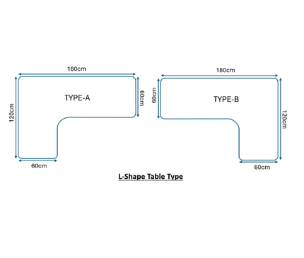 L - Shape Table & Study Desk - MyDesk.SG