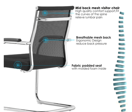 Lily Mid Back Armchair - MyDesk.SG