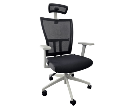 M2T Grey Frame Ergonomic Chair - MyDesk.SG