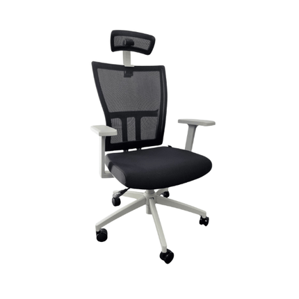 M2T Grey Frame Ergonomic Chair - MyDesk.SG