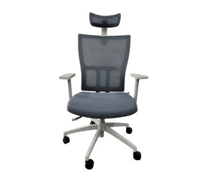 M2T Grey Frame Ergonomic Chair - MyDesk.SG