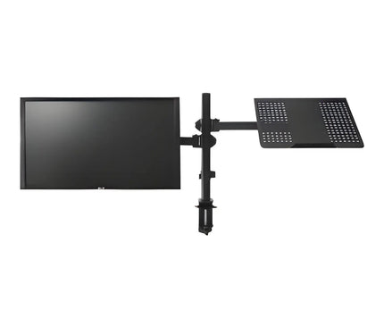 MG Dual Monitor Arm With Laptop Tray - MyDesk.SG