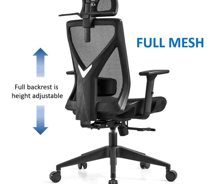 Mike - Full Mesh Ergonomic Chair - MyDesk.SG
