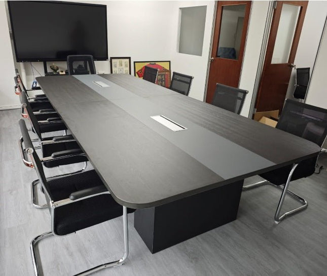 Modern Dual - Tone Executive Conference Table - MyDesk.SG