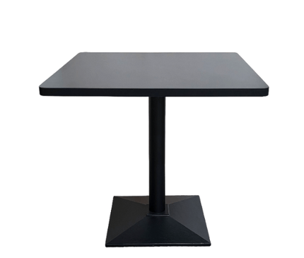 Modern Square Table with Pedestal Base - MyDesk.SG