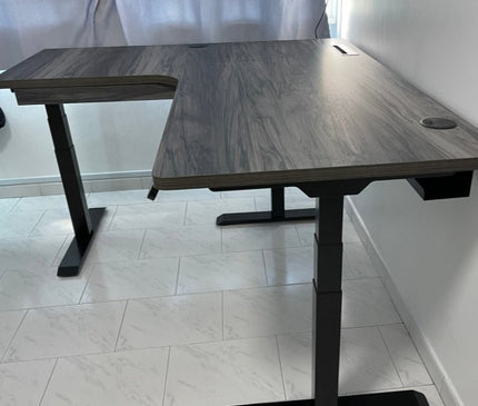 NOVA Triple Motor Electric Standing Desk (3 Legs) - MyDesk.SG