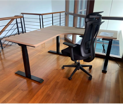 NOVA Triple Motor Electric Standing Desk (3 Legs) - MyDesk.SG