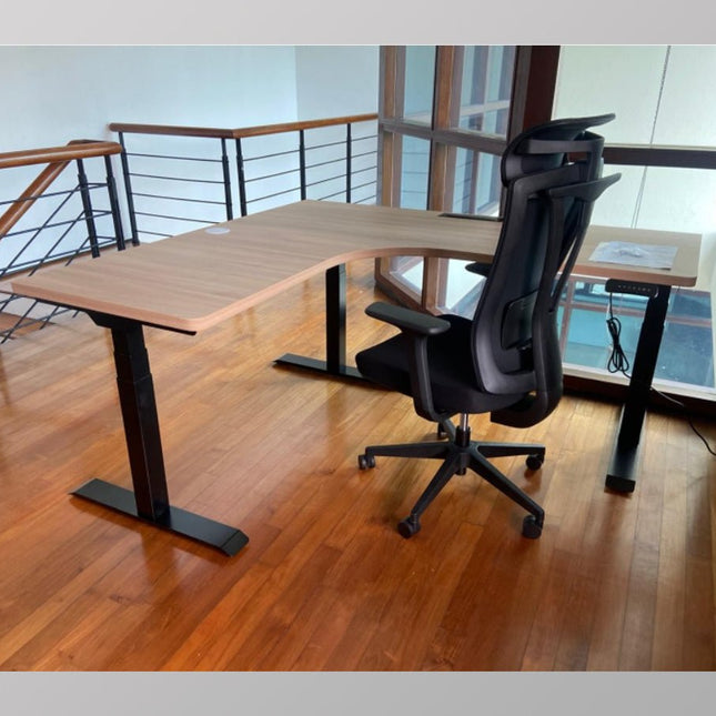 NOVA Triple Motor Electric Standing Desk (3 Legs) - MyDesk.SG
