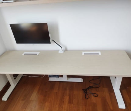 NOVA Triple Motor Electric Standing Desk (3 Legs) - MyDesk.SG