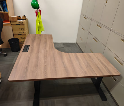 NOVA Triple Motor Electric Standing Desk (3 Legs) - MyDesk.SG