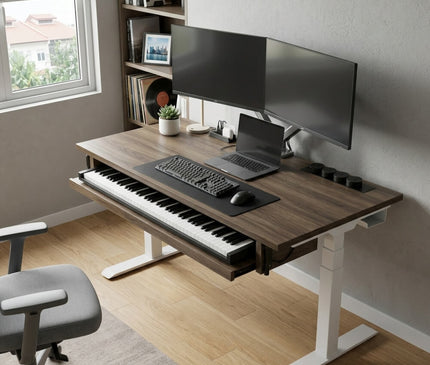 OPUS Music Studio Electric Standing Desk - MyDesk.SG