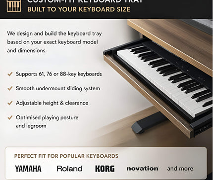 OPUS Music Studio Electric Standing Desk - MyDesk.SG