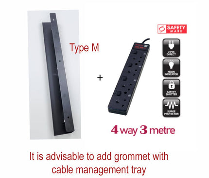 Power Management & Cable Management - MyDesk.SG
