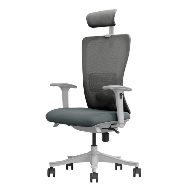 SK5 - GM Ergonomic Office Chair - Grey Frame (NEW) - MyDesk.SG