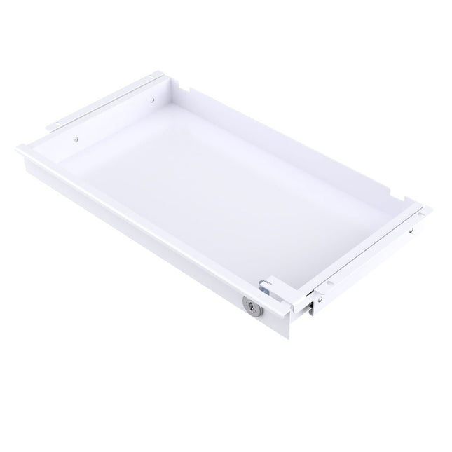 Slim Under Desk Storage Drawer (with lock) - MyDesk.SG