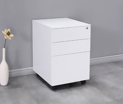 Steel Mobile Pedestal With 2 Drawer 1 Filing (L390 - Normal Size) - MyDesk.SG