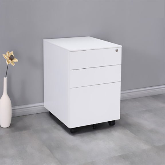 Steel Mobile Pedestal With 2 Drawer 1 Filing (L390 - Normal Size) - MyDesk.SG
