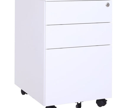 Steel Mobile Pedestal With 2 Drawer 1 Filing (L390 - Normal Size) - MyDesk.SG