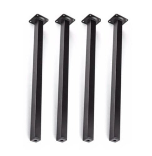 Straight Metal Legs - (Black or White)