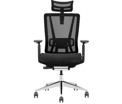 Full Mesh Ergonomic office chair Singapore with adjustable armrest and lumbar support.