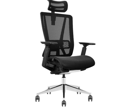 Full Mesh Ergonomic office chair Singapore with adjustable armrest and lumbar support.