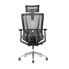 Full Mesh Ergonomic office chair Singapore with adjustable armrest and lumbar support.