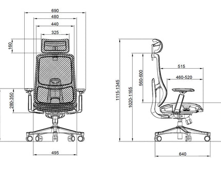 T3 - Full Mesh Ergonomic Chair - MyDesk.SG