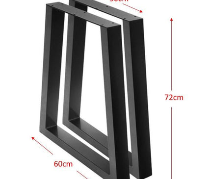 Trapezoid Metal Legs - MyDesk.SG