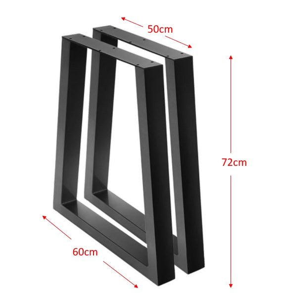 Trapezoid Metal Legs - MyDesk.SG