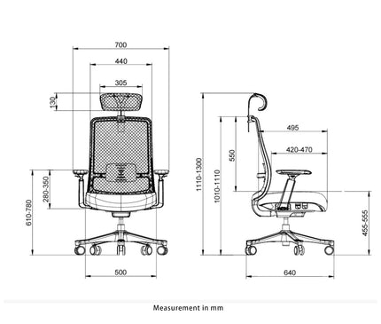 V1 Ergonomic Office Chair (NEW) - MyDesk.SG