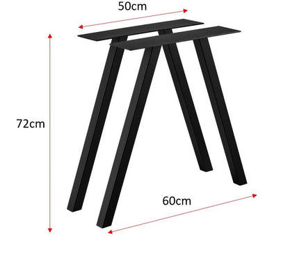 Vara Metal Table Legs - Set of 2 - MyDesk.SG