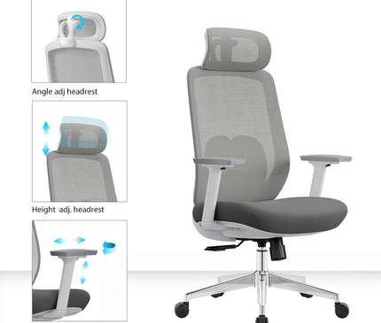 VELA - Ergonomic Office Chair - MyDesk.SG