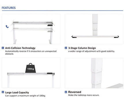 WE5 - Electric Standing Desk (Dual Motor)