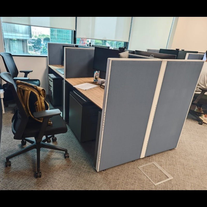 Workstation Partition Problem Workstation Desk Partition / Cubicle – MyDesk.SG