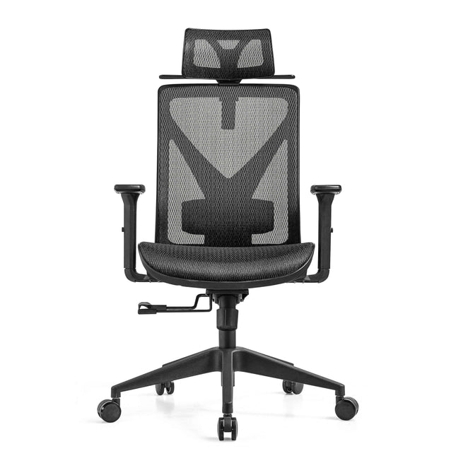 Meshed ergonomic office chair