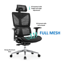 Load image into Gallery viewer, Roma - Full Mesh Ergonomic Chair
