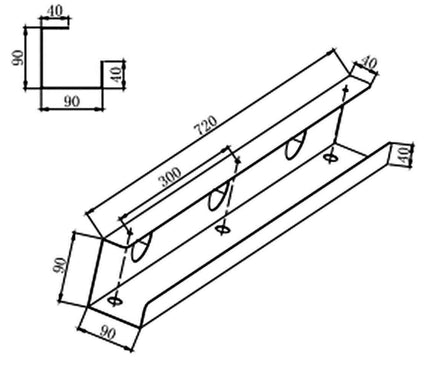 Cable Management Tray - Type M