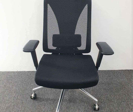 KW205M High Quality Aluminum Base Executive Chair - MyDesk.SG