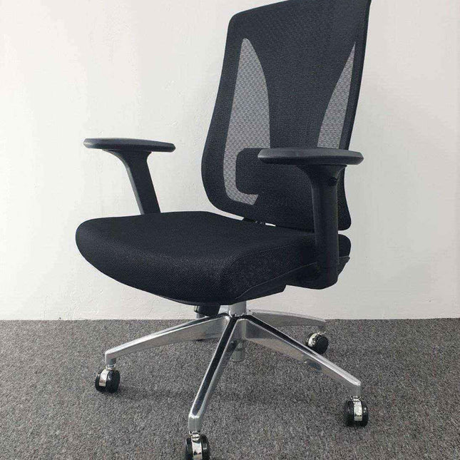 KW205M High Quality Aluminum Base Executive Chair - MyDesk.SG