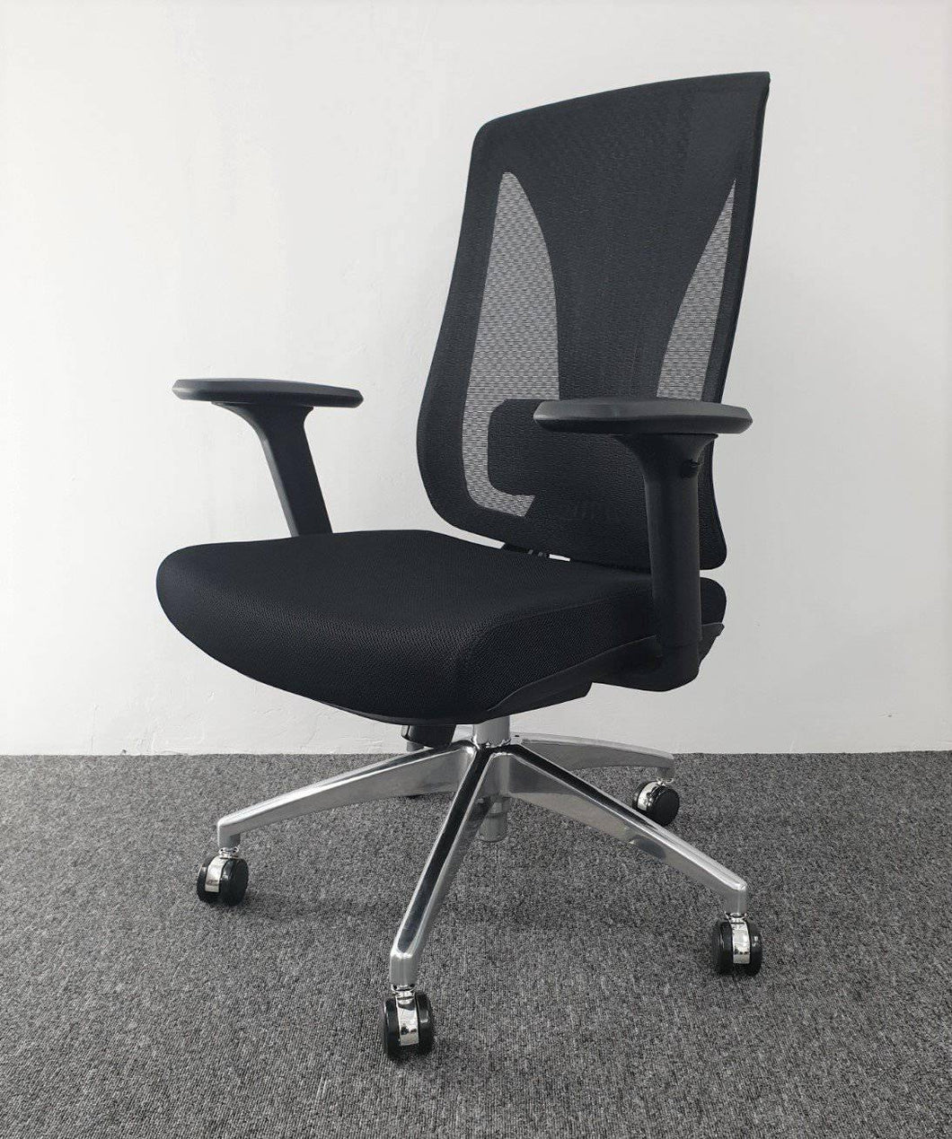 KW205M High Quality Aluminum Base Executive Chair - MyDesk.SG