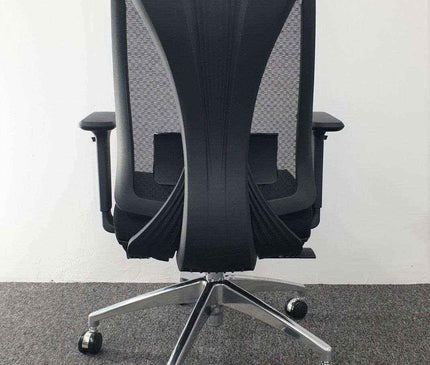 KW205M High Quality Aluminum Base Executive Chair - MyDesk.SG