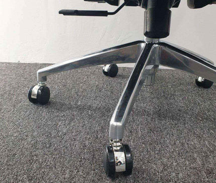 KW205M High Quality Aluminum Base Executive Chair - MyDesk.SG