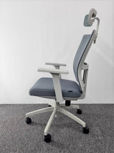 Load image into Gallery viewer, M2T Grey Frame Ergonomic Chair - MyDesk.SG
