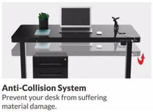 Load image into Gallery viewer, ET117 Tempered Glass Top Electric Standing Desk - MyDesk.SG
